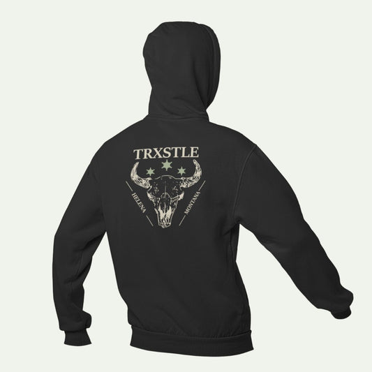 Bison Pullover Fleece Hoodie