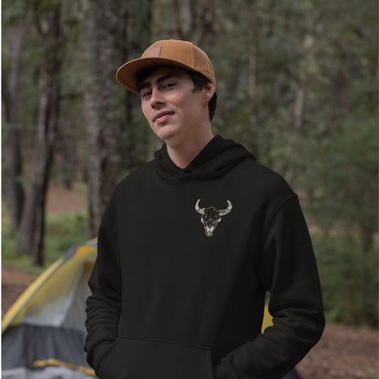 Bison Pullover Fleece Hoodie