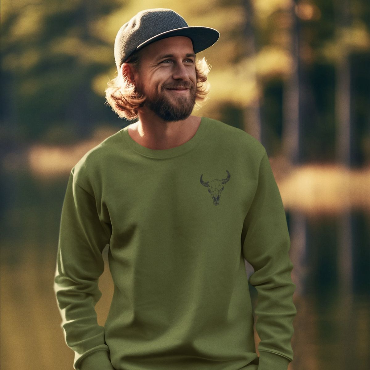 Bison Fleece Crewneck Sweatshirt